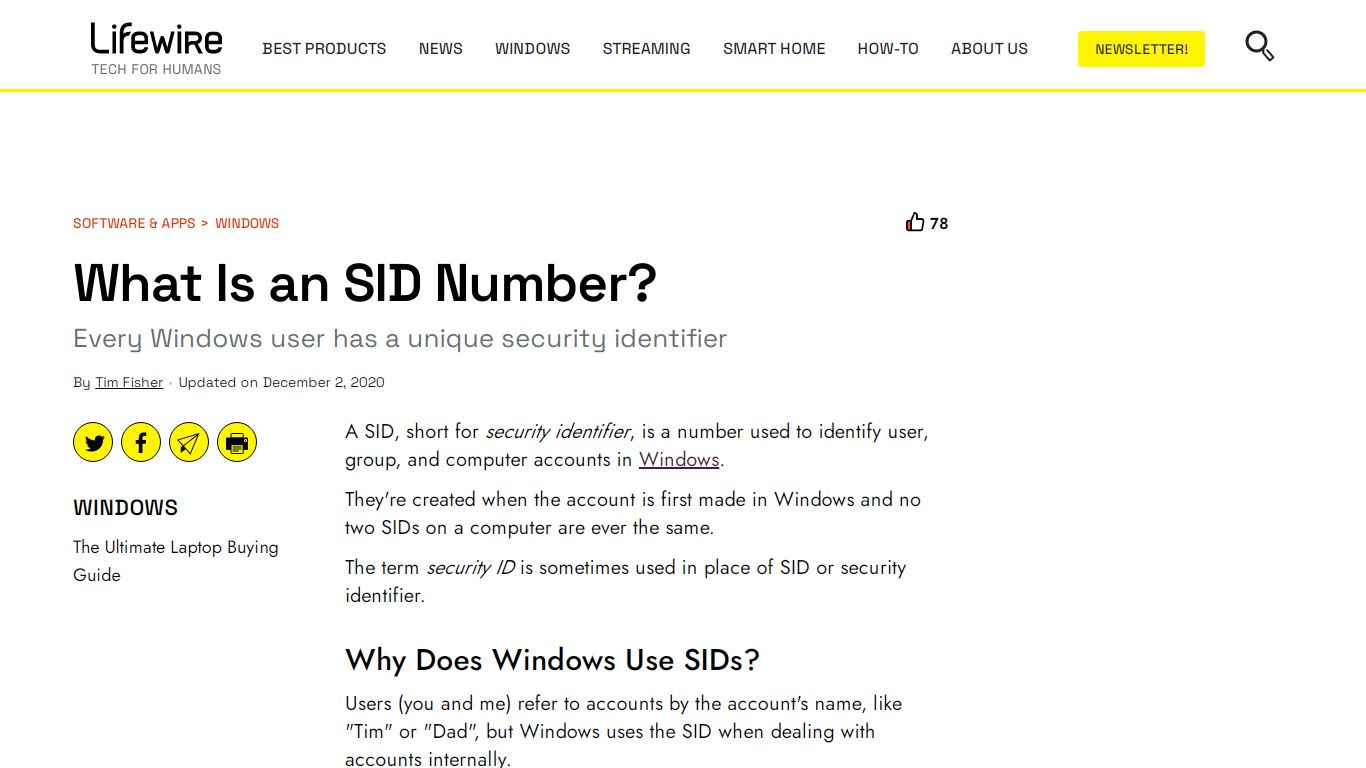 What Is an SID? (Security Identifier/SID Number) - Lifewire