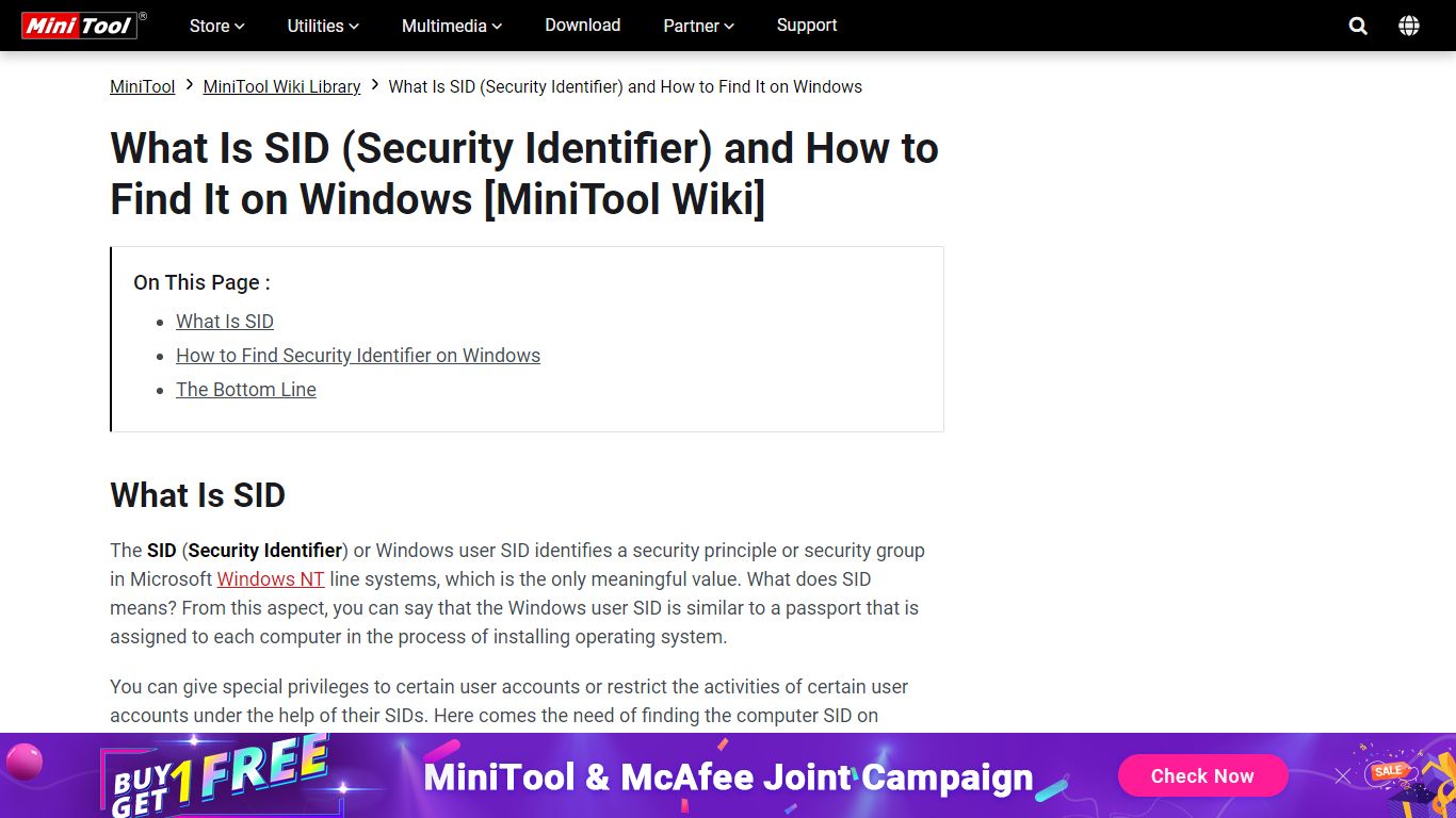 What Is SID (Security Identifier) and How to Find It on Windows - MiniTool